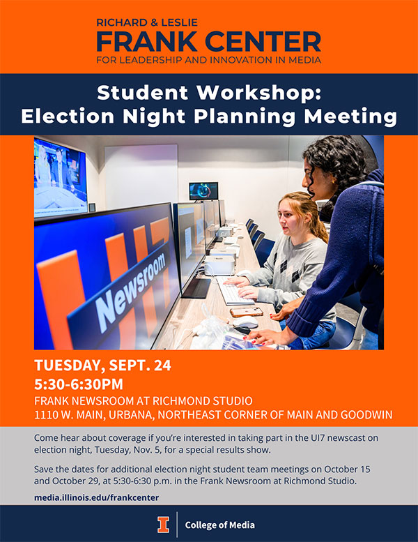 Election Night Planning flier