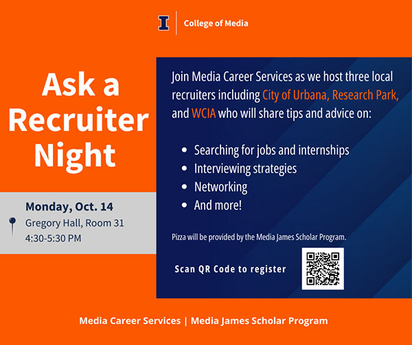 Ask a Recruiter Night flier