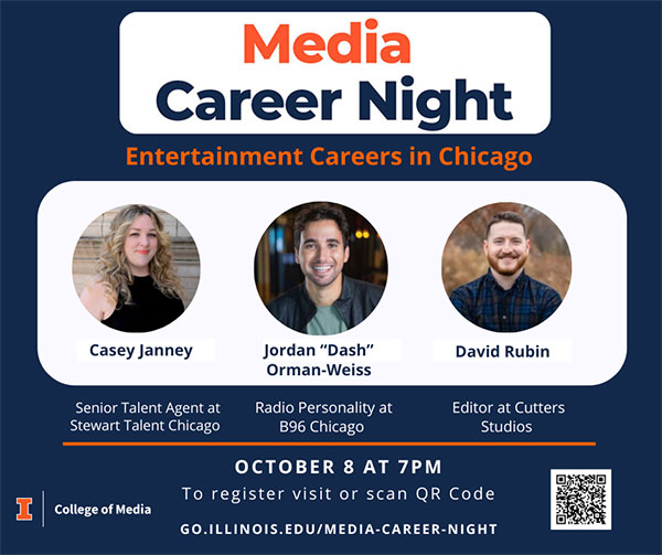 Media Career Night flier