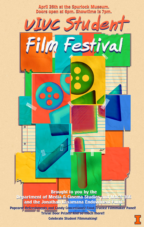 UIUC Student Film Fest 2024 poster