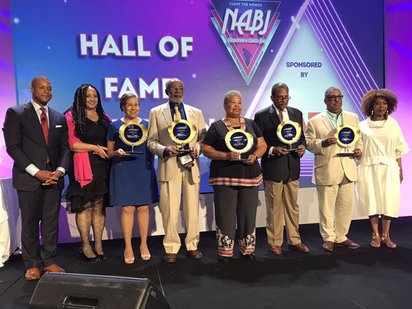 Leon Dash with the Metro Seven at NABJ Hall of Fame