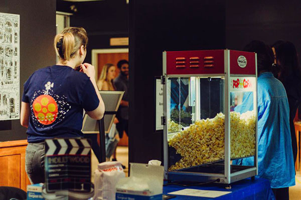 Popcorn at film fest