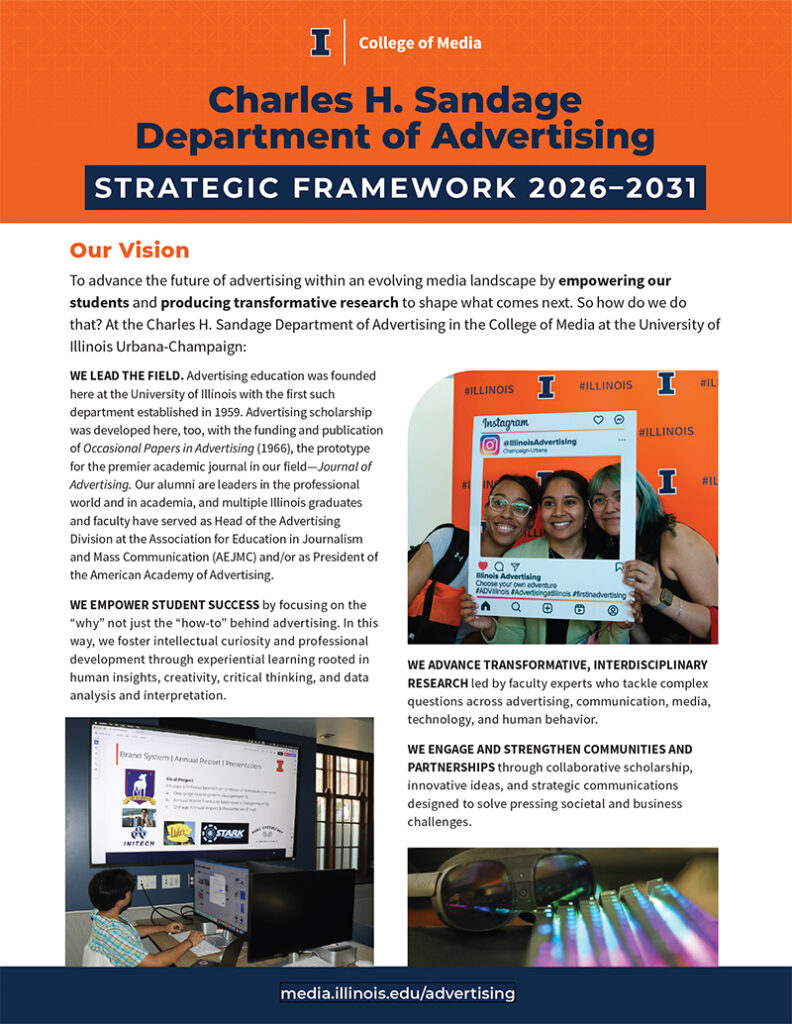 Thumbnail image of Advertising's strategic framework